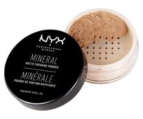 Biri pudra NYX Professional Makeup Mineral, medium/dark sp., 8 g