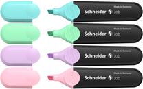 Tekstimarker Schneider 115098, mitmevärviline, 4 tk