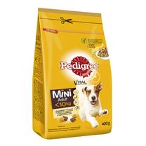 Sausas šunų maistas Pedigree Mini Adult Checken&Vegetables, 0.4 kg