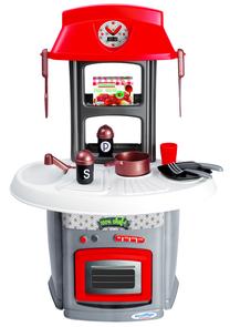 Игровая кухня Ecoiffier Chef Kitchen, красный цв./серый цв.