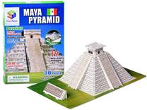 3D пазл Magic Puzzle Maya Pyramid ZA2601, 21 см x 14 см, 19 шт., многоцветный