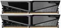Operatyvioji atmintis (RAM) Team Group T-Force Vulcan Grey TLGD416G3000HC16CDC01, DDR4, 16 GB, 3000 MHz