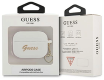 Austiņu futlārs Guess For Apple Airpods Pro, balta krās.