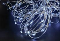 Spuldzīšu virtenes Christmas Touch XY-BL3-80BF-P, 8.3 m, auksti balta krās., 80 LED