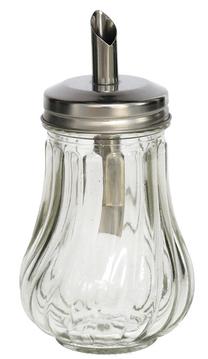 Cukrinė su dozatoriumi Kitchen&GO, skaidri sp./sidabro sp., 210 ml