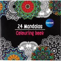 Spalvinimo knygelė Centrum Mandalas 89723, 18.5 cm x 18.5 cm, balta sp.