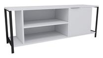 ТВ стол Kalune Design Bond, белый цв./черный цв., 120 см x 30 см x 54 см