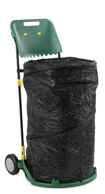 Dārza ratiņi, plastmasa/metāls, melna krās./zaļa krās.