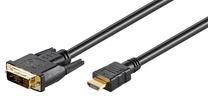 Кабель MicroConnect HDM191811 DVI-D, HDMI, 7 м, черный цв.