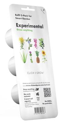 Kapsulės Click & Grow, įvairūs augalai, 40 g, 3 vnt.