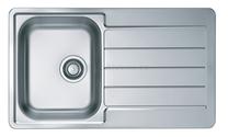 Virtuvinė plautuvė Alveus Line 20, nerūdijantysis plienas, 86 cm x 42 cm x 16 cm, sidabro sp.