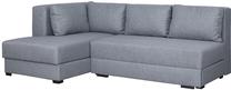 Kampinė sofa - lova Bodzio Judyta TJNL-G1, pilka sp., kairinė, 155 x 225 cm x 77 cm