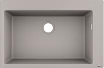 Кухонная мойка Hansgrohe Built-In Sink S510-F660, силикат, 77 см x 51 см x 19 см, серый цв.