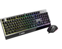 Juhtmega klaviatuuri ja hiire komplekt MSI Vigor GK30 Gaming Keyboard US + Clutch GM11 Gaming Optical Mouse, EN, must v.