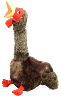 Žaislas šuniui, pliušinis Kong Shakers Honkers Turkey 520486, 28 cm, ruda sp., L