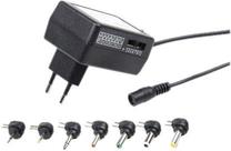 Įkroviklis Gembird Universal AC, DC jack, 1.2 m