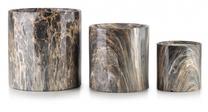 Gėlių vazonas Mondex Neva Marble Set HTYE0690, keramika, Ø 14 cm, įvairių spalvų