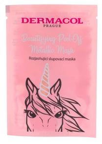 Sejas maska Dermacol Beautifying Brightening Peel-Off Metallic, 15 ml