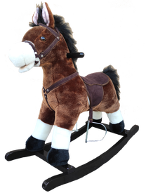 Supamas arkliukas Gerardo's Toys Horse 59185, pliušas, ruda sp.