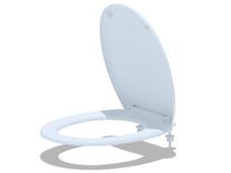 Unitazo dangtis Thema Lux WS0100KEU, balta sp., 41.3 cm x 35.2 cm