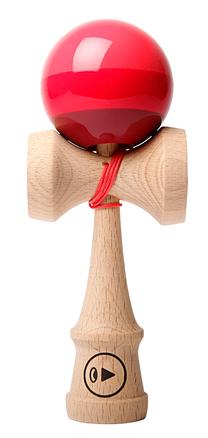 Кендама Krom Kendama Europe Play Pro II Recpaint Triple, красный цв.