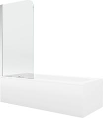 Vonia su sienele, laisvai pastatoma Mexen Vega, 70 cm x 170 cm x 40 cm, stačiakampis, balta sp.