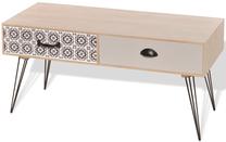 TV staliukas VLX Retro 243169, pilkas, 100 cm x 40 cm x 35 cm