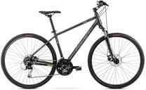 Velosipēds hibrīds Romet Orkan 3M, 28 ", 18" rāmis, dzeltena krās./grafīta krās.