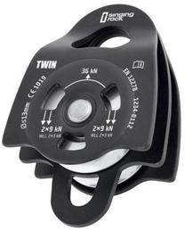 Singing Rock Pulley Twin Roll Black