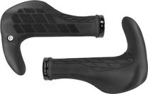 Dviračio rankenos Rock Machine Comfort Grip 30 RF160301, guma/gelis, juoda sp., 2 vnt.