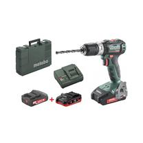 Akumuliatorinis suktuvas-gręžtuvas su akumuliatoriumi Metabo 602331910&MET, 18 V, 3.5 Ah