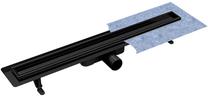 Dušo latakas Besco Virgo Nero Duo, 60 cm