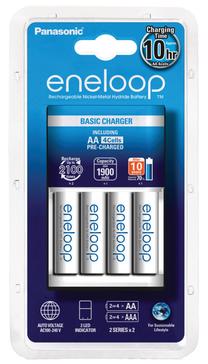 Elementų įkroviklis Panasonic BQ-CC51 + 4X1900mAh AA akumuliatoriai
