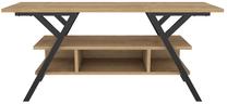 ТВ стол Kalune Design Minerva, коричневый цв./черный цв., 35 см x 120 см x 55 см