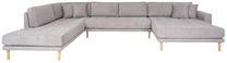 Kampinė sofa House Nordic Lido 1301700, pilka sp., 220 x 370 cm x 76 cm