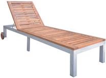 Lauko gultas VLX Sun Lounger 44611, ruda sp.