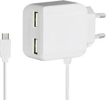 Telefono įkroviklis Logilink PA0157W, USB, 100 cm, balta sp.