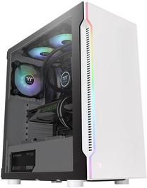 Kompiuterio korpusas Thermaltake H200 TG Snow RGB Midi Tower White, balta sp.