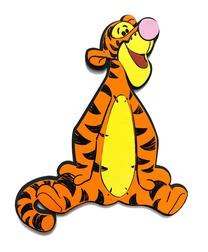Dekoratyvinis lipdukas Disney Winnie The Pooh Tiger, 26.5 cm x 17 cm
