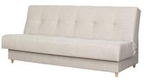 Sofa-lova Bodzio Kortina TKOW-N1, kreminė sp., 197 x 90 cm x 92 cm
