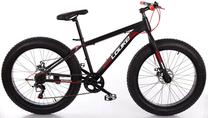 Dviratis kalnų Louke Fat Bike, 26 ", 18" rėmas, juoda sp.
