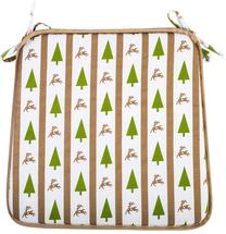 Kėdžių pagalvėlė Home4you, ruda/balta/žalia, 39 cm x 39 cm