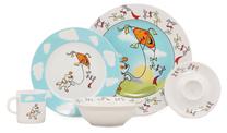 Pietų servizas Hermia Baby Breakfast Set 710KTP3004, 0.120 l, porcelianas, įvairių spalvų, 5 vnt.