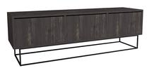 ТВ стол Kalune Design Kordon 140, черный цв./темно-коричневый цв., 140 см x 40 см x 50 см