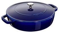 Cepšanas panna ar vāku Zwilling Staub 40511-476-0, Ø 28 cm, čuguns, zila krās.