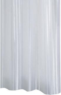 Dušas aizkars Ridder Satin 47851, balta krās., 200 cm x 180 cm