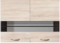 Viršutinė virtuvinė spintelė Junona Line, ruda sp., 80 cm x 30.5 cm x 57.3 cm