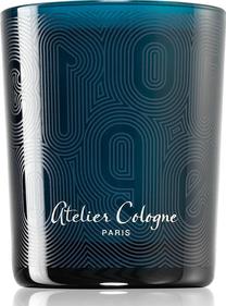 Svece, aromātiskā Atelier Cologne Fleur de tanger, 50 h, 180 g, zila krās.