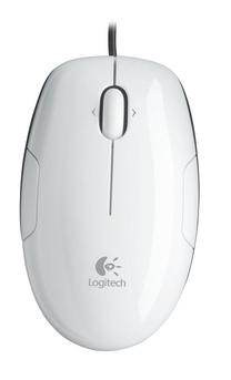 Kompiuterio laidinė pelė Logitech M150, balta sp./žalia sp.