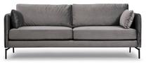 Sofa Hanah Home Sino 3-Seat, pilka sp., 217 x 87 cm x 90 cm